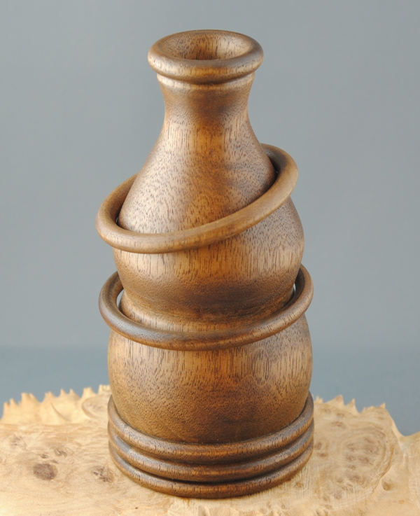 Walnut Vase